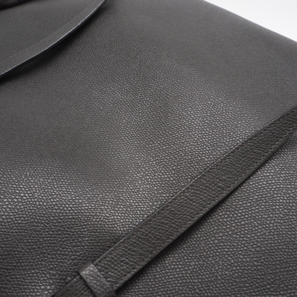 Valextra Fur Leather Large Tote Bag - Bag, Gray Leather, Polyester, Women's - Picture 3 of 15
